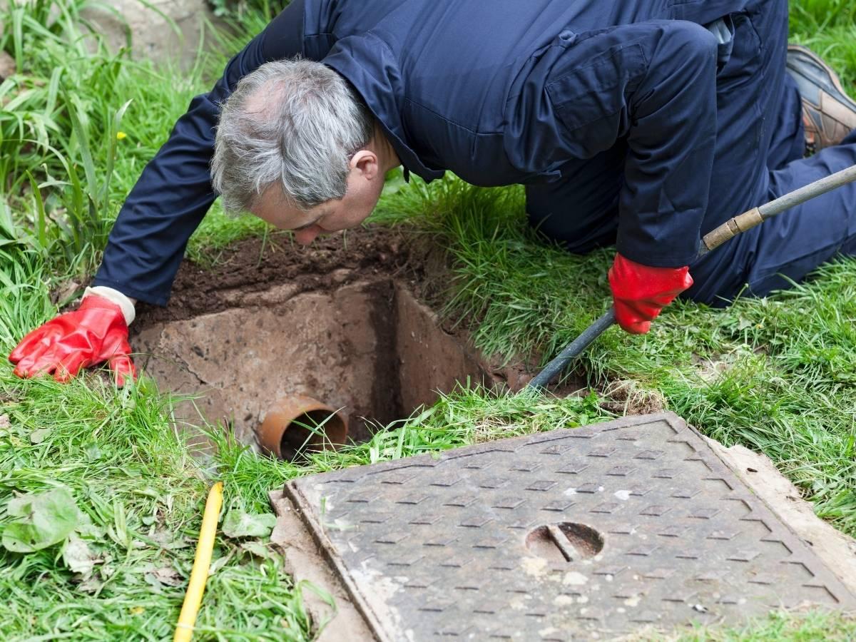 french drain repair installation unblock